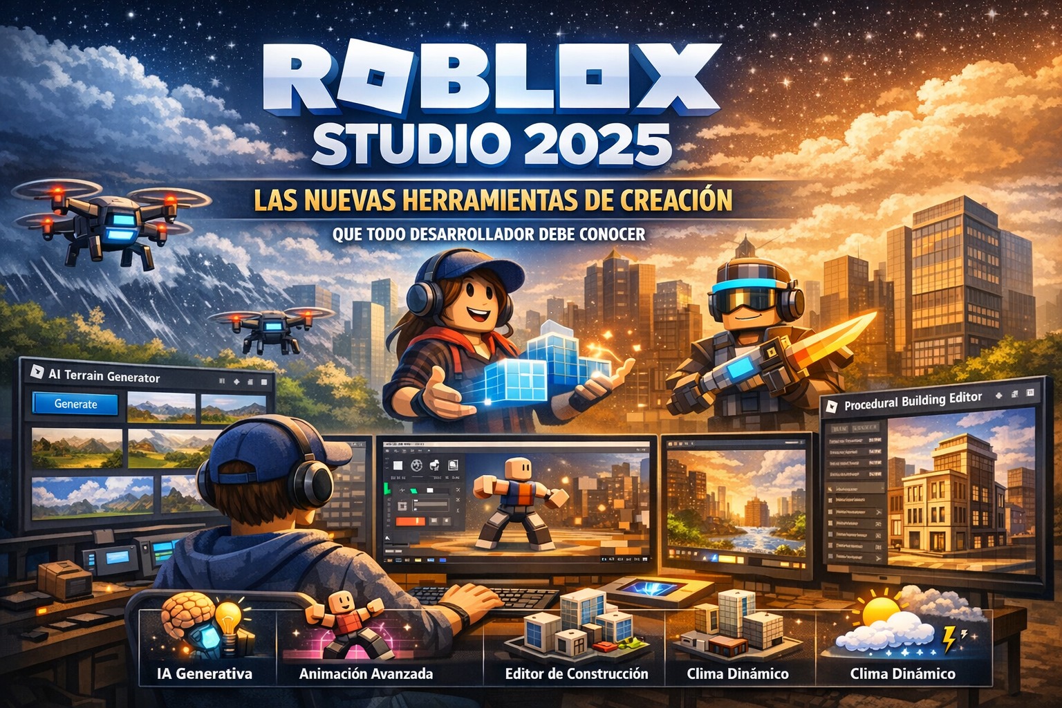 Roblox Studio 2025 nuevas herramientas