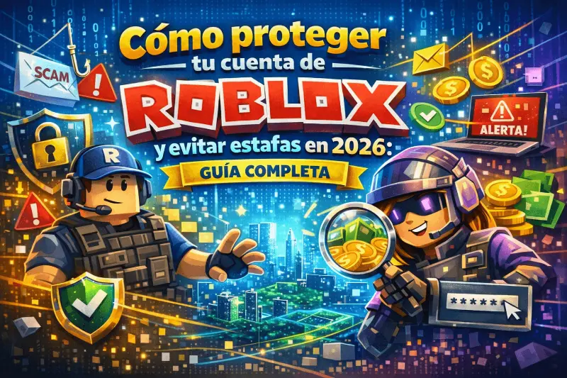Cómo proteger tu cuenta de Roblox y evitar estafas