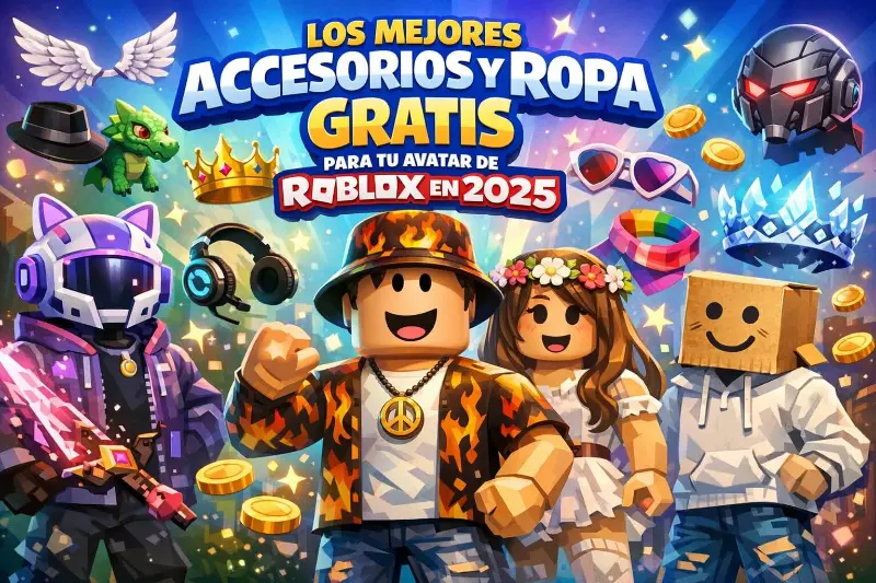 Accesorios gratis avatar Roblox